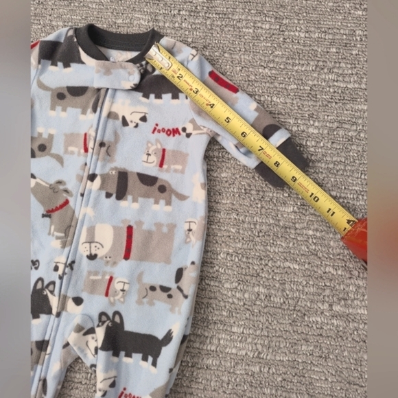 Carter's (Size 3 Months) Footed Fleece Sleepers/Pyjamas With Full Front Zipper - Picture 11 of 15